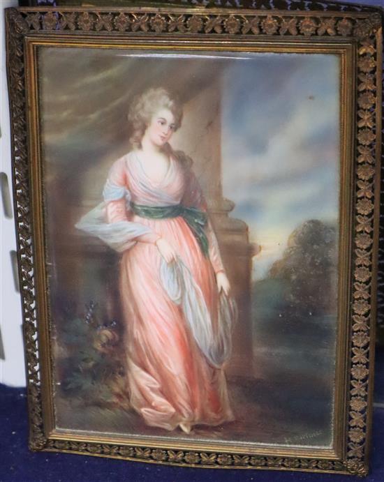 A miniature of classical maiden